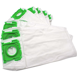Vhbw - 10x Sacs compatible avec Sebo Airbelt K3 Premium, K3 Vulcano aspirateur - microfibres non tissées, 33,5cm x 17cm, blanc