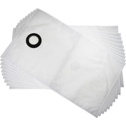 10x sacs remplacement pour Makita 83132B8I pour aspirateur - microfibres non tissées, blanc - Vhbw