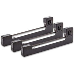Vhbw - 3x Ruban encreur compatible avec Hedman m 103 Journal, m 102 Journal, m 101 Journal imprimante matricielle ou de reçus - noir