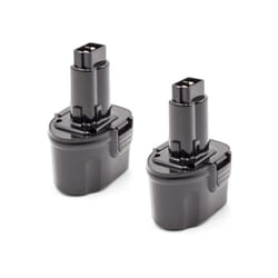 2x Batteries compatible avec DeWalt DW920, DW920K, DW920K-2, DW920K2, DW925, DW925K, DW925K-2 outil électrique (2000 mAh, NiMH, 7,2 v) - Vhbw