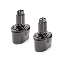 Vhbw - 2x Batteries remplacement pour DeWalt DE9057 pour outil électrique (2000 mAh, NiMH, 7,2 v)