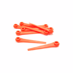 vhbw - the clever way Lames de couteaux de rechange ultra tranchantes pour taille gazon, taille bordure - Compatibles avec vo ...