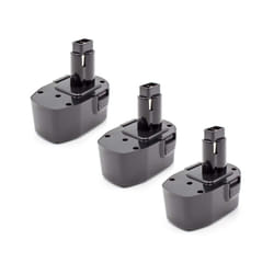 Vhbw - 3x Batteries remplacement pour Dewalt W9091 pour outil électrique (1500 mAh, NiMH, 14,4 v)