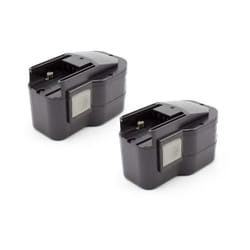 2x Batterie compatible avec aeg WBE2E 12, SB2E 12, BS2E 12T, best 12X, best 12BBPB, bdse 12T outil électrique (1500 mAh, NiMH, 12 v) - Vhbw