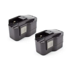 2x Batterie remplacement pour aeg 4 932 376 508, pbs 3000, 49-24-0150, 4 932 373 522, 4 932 367 904 pour outil électrique (1500 mAh, NiMH, 12 v)