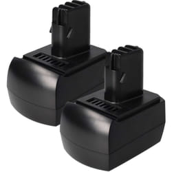 vhbw 2x Batteries remplacement pour Metabo ME-974, ME974, 6.31775 pour outil électrique (1500 mAh, NiMH, 9,6 V)