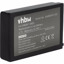 vhbw - the clever way - Batterie de rechange de haute qualité avec une grande autonomie et compatible avec votre scanner code ...