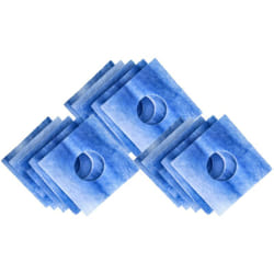 Vhbw - 15x Filtres pour l'unité de ventilation, ventilateur de bain Limodor / Ventilateur Limot F-Serie d, elf, lf