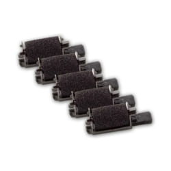 Vhbw - 5x Rouleaux d'encre noir compatible avec Olivetti pd 710, pd 712, pd 800, Summa 120 calculatrice imprimante, caisse enregistreuse