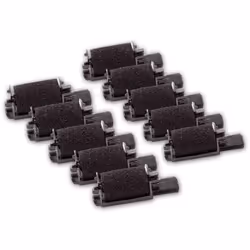 vhbw - the clever way Rouleaux encreurs de rechange pratiques pour imprimantes, étiqueteuses, calculatrices de bureau ou cais ...