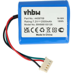 Vhbw - 1x Batterie compatible avec iRobot Mint Plus 5200B, Plus 5200C, Plus 5200 robot électroménager (2500mAh, 7,2V, NiMH)