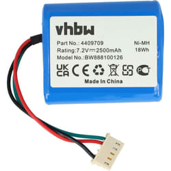 Vhbw - Batterie remplacement pour iRobot 4409709, GPRHC202N026, W206001001399 pour aspirateur, robot électroménager (2500mAh, 7,2V, NiMH)