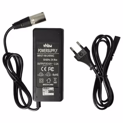 vhbw chargeur compatible avec Curtis Alu-City vélos électriques - Pour batteries Li-ion de 36V 100W