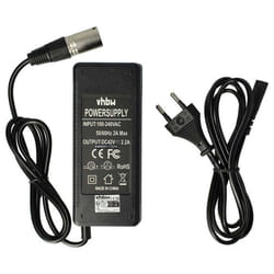 vhbw chargeur compatible avec Curtis Alu-City vélos électriques - Pour batteries Li-ion de 36V 100W