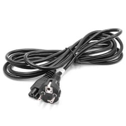 vhbw Câble connecteur euro type F pour appareils électriques comme PC moniteur imprimante robot - Prise C5 en trèfle Mickey Mouse