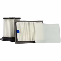 vhbw - the clever way Set de filtres de haute qualité pour votre aspirateur Ce set de filtres de rechange de 3 pièces de la m ...