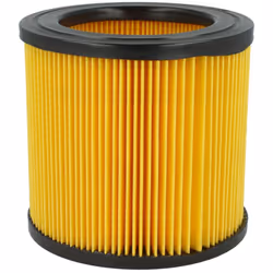 vhbw - the clever way Filtre plissé compatible pour votre aspirateur industriel, pour aspiration à sec ou humide - Finition s ...