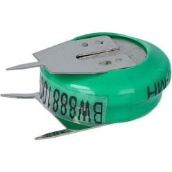 NiMH pile bouton de remplacement pourment 3 épingles type V80H 80mAh 1,2V convient pour les batteries de modélisme etc. - Vhbw