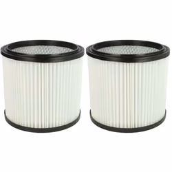 vhbw - the clever way Set de Cartouche Filtre pour votre aspirateur industriel, pour aspiration à sec ou humide - Finition su ...