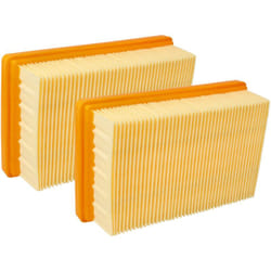 Lot de 2x filtres plissé plat compatible avec Kärcher MV4, MV5, MV6, WD4, WD5, WD6 - Élément filtrant - Remplacement pour 2.863-005.0, kfi 4410 - Vhbw