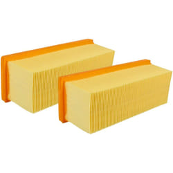 Vhbw - 2x Filtres aspirateurs, compatible avec Kärcher 2501, 2501 te, 2601, 2601 plus, 2701, 2701TE, 2801, 2801 plus, 3001, 3001 hot - filtre