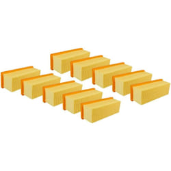 vhbw 10x filtre plissé plat compatible avec Kärcher NT 181 Profi, A 2731 pt, A 2801, A2801 Plus, SE 2001 aspirateur - Élément filtrant