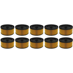 Vhbw - Lot de 10x filtres à cartouche compatible avec Kärcher wd 4, wd 4.200, wd 4.250, wd 4.290 aspirateur à sec ou humide - Filtre plissé