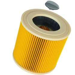 Vhbw - 1x filtre plissé compatible avec Kärcher a 2014 CarVac, a 2054 me, a 2064 pt, a 2074 pt, a 2105, a 2120 me, a 2224, a 2231 pt, a 2254 me, a