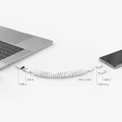 Vonmählen allroundo MFI câble USB 0,5 m USB 2.0 USB A Micro-USB B Blanc