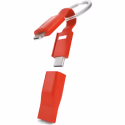 Vonmählen High Five, USB A, USB C/Micro-USB B/Lightning, Rouge