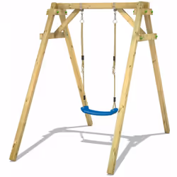 Portique enfant en bois Wickey Smart One Avec la balançoire individuelle Wickey Smart One, le plaisir de se balancer est égal ...