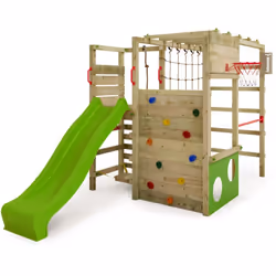 Le plus important AIRE DE JEUX POUR LE JARDIN : L'ActionArena Air se distingue par son mur et son filet d'escalade ainsi qu'u ...