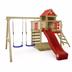Description générale Découvrez l'Aire de jeux avec toboggan Wickey Smart Cave, un espace d'aventure idéal pour les enfants. A ...