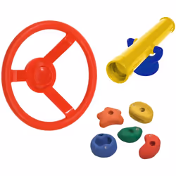 Set d'accessoires pour aire de jeux Wickey Guetter à l'horizon et découvrir une île qui apparaît au loin. Naviguer vers le tr ...