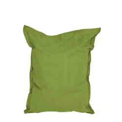 Lumaland Grand Pouf Micro Velours XXL 380l pour enfants et adultes Siège rembourré géant 140 x 180 cm Intérieur Vert