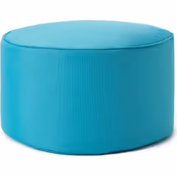 Lumaland Pouf Chaise Tabouret 25 x 45 cm pour enfants et adultes - pour intérieur et extérieur - Coussin Rond de sol- Turquoi ...