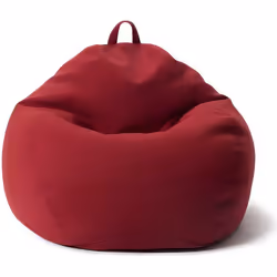 Lumaland Pouf Poire Comfort Line - Fauteil Poire Intérieur - Housse Lavable - Remplissage de Billes PSE- 120 L 70x80x50 cm -  ...