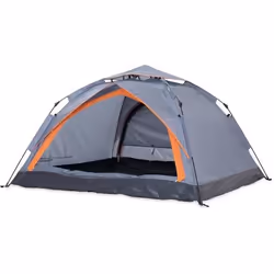 Lumaland x Where Tomorrow Tente de Camping Dôme Pop-up - Tete Légère 3 Personnes - Camping/Festivals 2 Entrées - 210x190x110c ...