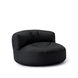 Canapé pouf dextérieur Lumaland - Noir - Tissu - Contemporain