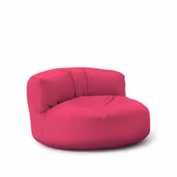Lumaland Sofa pouf rond dextérieur canapé pouf rond pour lextérieur garnissage de 320 L Rose