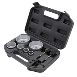 Wiltec - Jeu Scies de cloche Ensemble d'outils 9 pièces Perceuse Carreaux Carrelage Trépan de forage Couronne