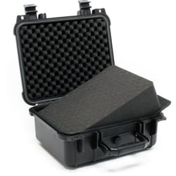 Wiltec - Mallette de transport Noire Valise de protection Ajustable Étanche Mousse Taille s 27x24,6x12,4cm