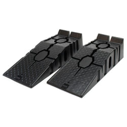 Wiltec - Jeu de 2 Rampe d'accès de bordure – 905 x 330 x 220 mm – en Plastique – pour Charges lourdes jusqu'à 2,5 t – Trottoir Levage Automobile