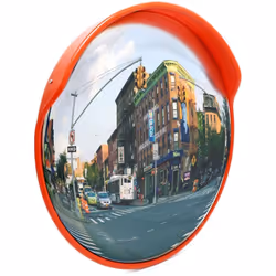[Dimensions] - Miroir extérieur rond de 80 cm offrant un large champ de vision de 130-160°, idéal pour surveiller efficacemen ...