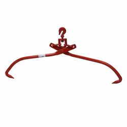 Griffe Wiltec modele forestier pour grumes 635 cm max - Force de traction 700 kg - 2 Griffes de debardage