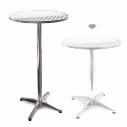 Wiltec Table haute de bar sur