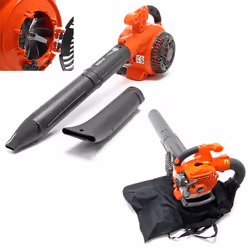Aspirateur 3 en 1 souffleur de feuilles avec déchiqueteuse 1PS 26ccm avec sac de 50L - 61955