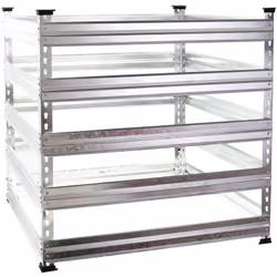 [Composteur de jardin] – Composteur en métal galvanisé avec 1300L de capacité de Wiltec. Il transforme les biodéchets en engr ...