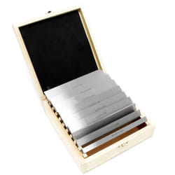 Jeu de cales parallèles 18 pièces 160mm 9 Paires Coffret de cales étalons parallèles en acier Fraisage