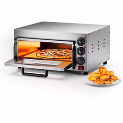 [Four à pizza] – Idéal pour faire une pizza maison, ce four de Wiltec atteint une température maximale de 350 °C. La chaleur  ...